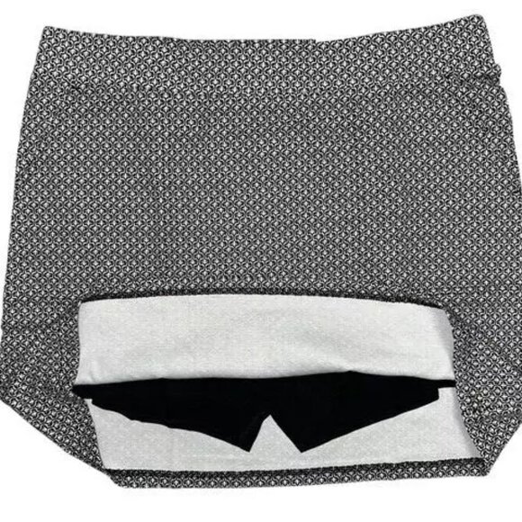 croft & barrow Black Small Print Easy Pull-On Skort/NWT/Various Sizes - Picture 1 of 16